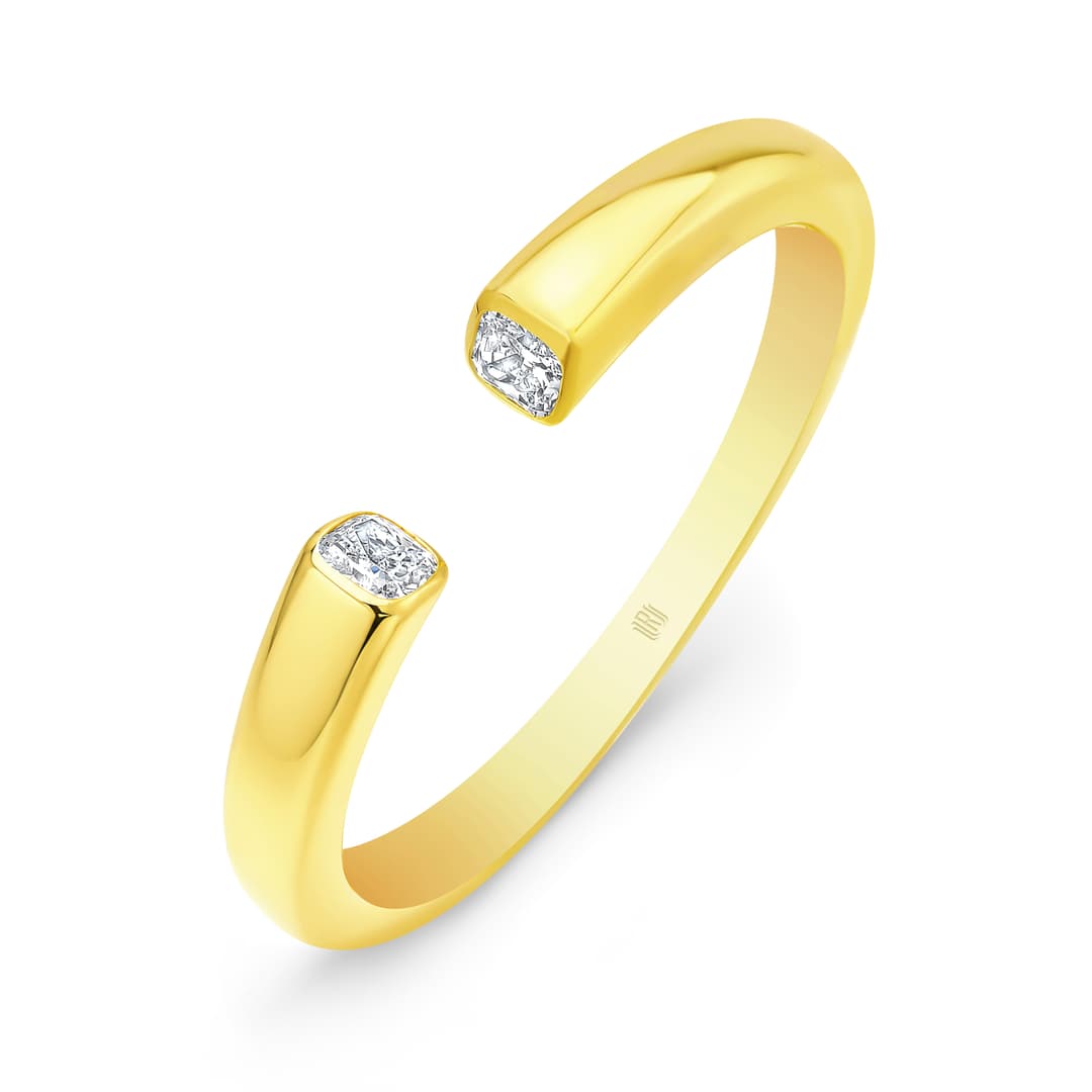 18K Yellow Gold Open Cuff Bracelet