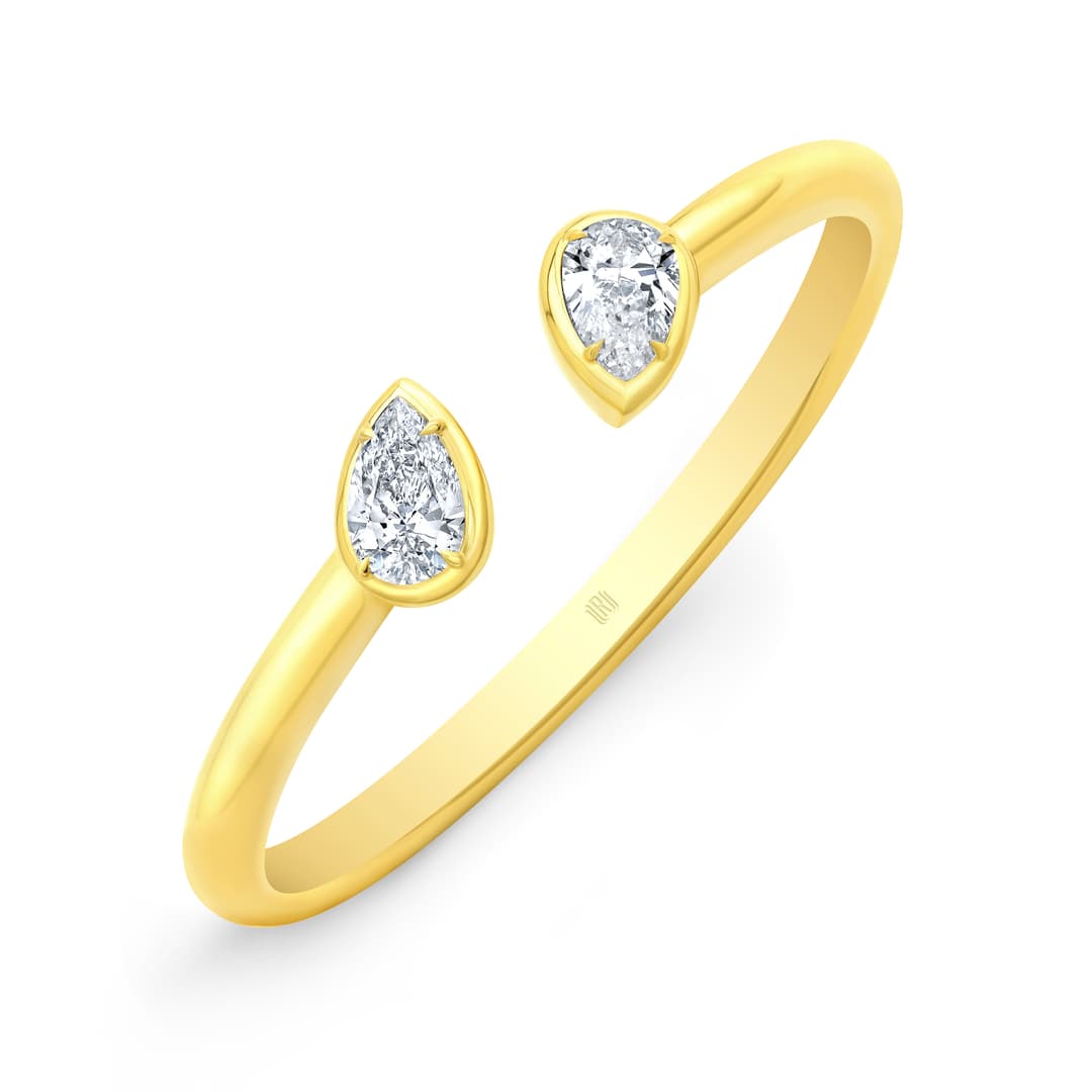 18K Yellow Gold Open Cuff Bracelet