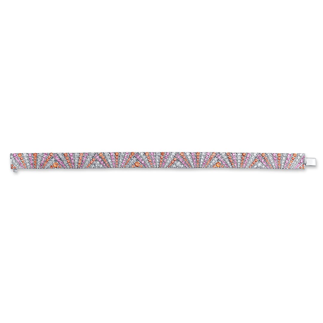 Platinum Diamond Deco Bracelet
