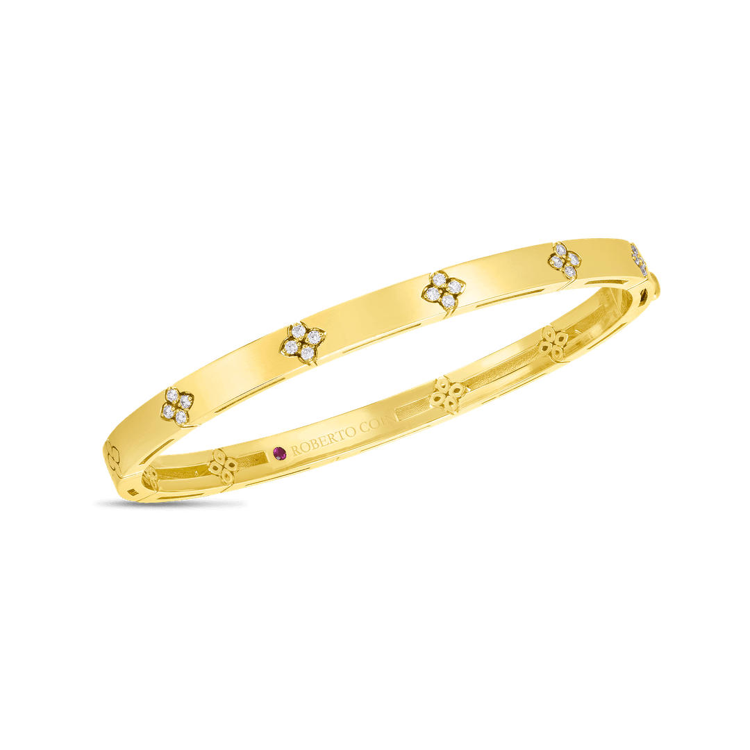 18K Yellow Gold Love In Verona Bangle