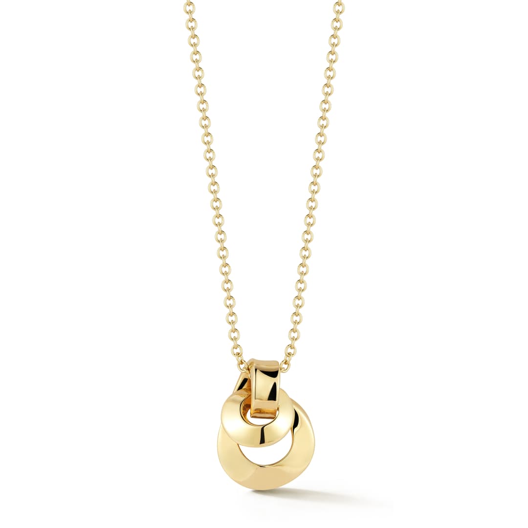 18K Yellow Gold Knot Pendant