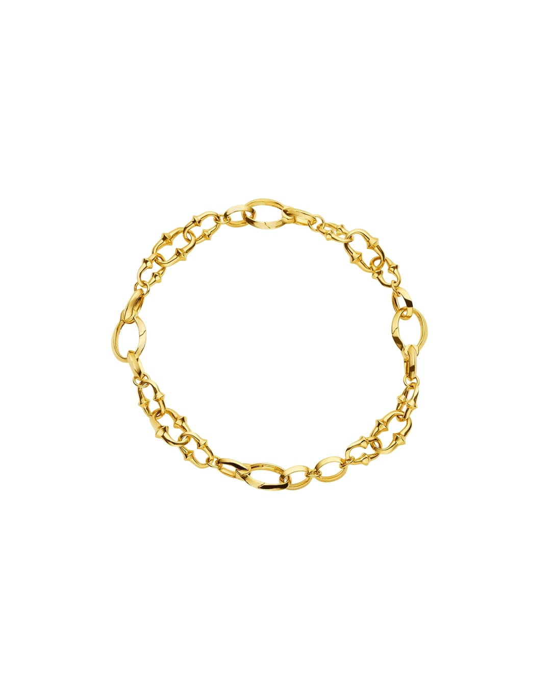 18K Yellow Gold Dive Chain Bracelet