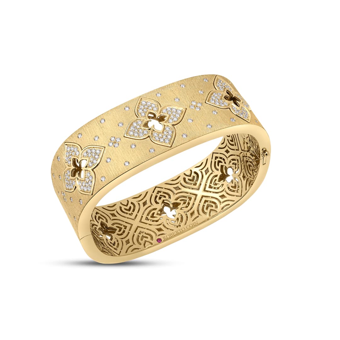 18K Yellow Gold Venetian Bangle