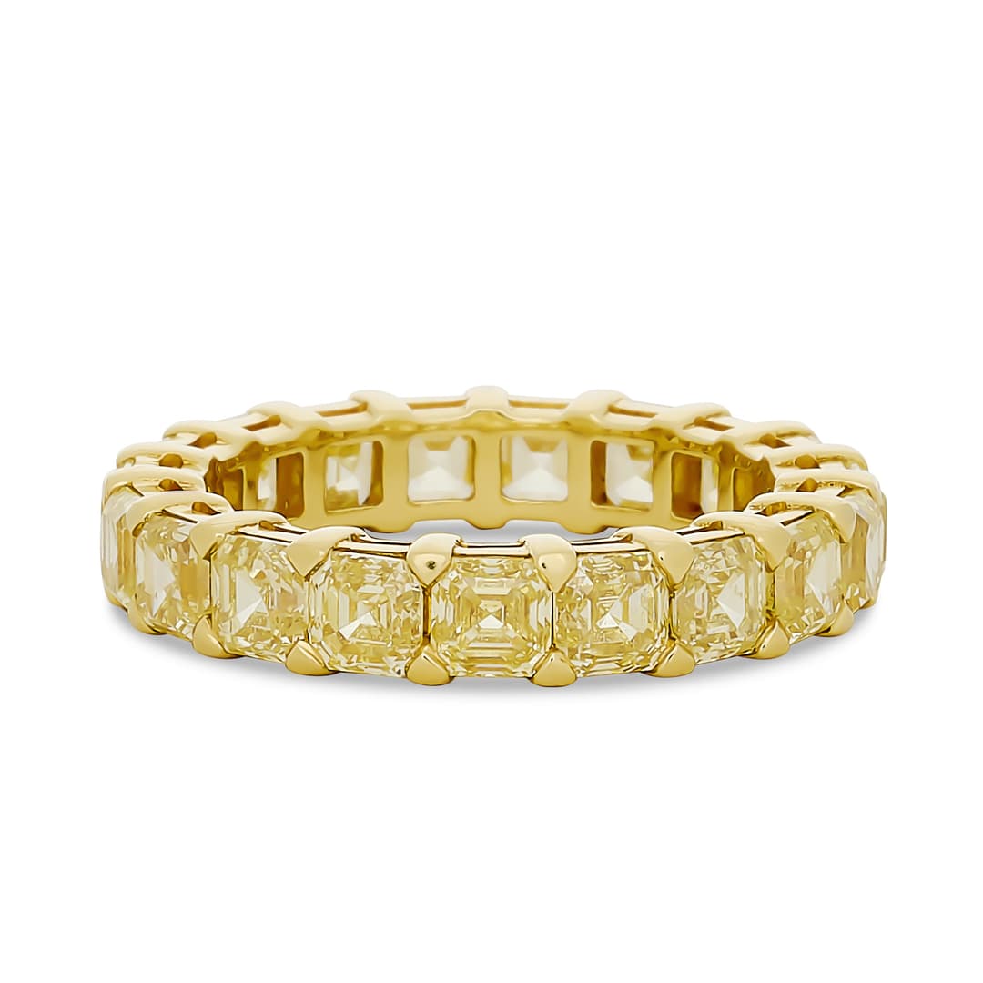 18K Yellow Gold Diamond Eternity Band