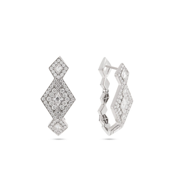 Robert Procop Queen of Diamonds Clutch Earrings
