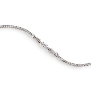 Yamron Estate 18K White Gold Diamond Tennis Bracelet