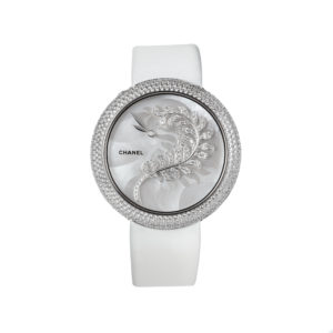Pre-Owned Chanel 18k White Gold Diamond Mademoiselle watch