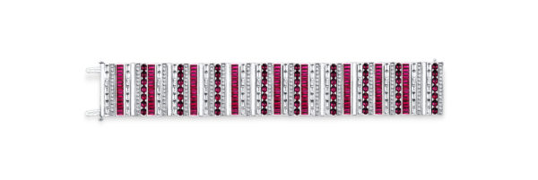 Robert Procop Diamond & Ruby Masterpiece Bracelet