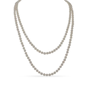 Yamron Collection white pearl necklace