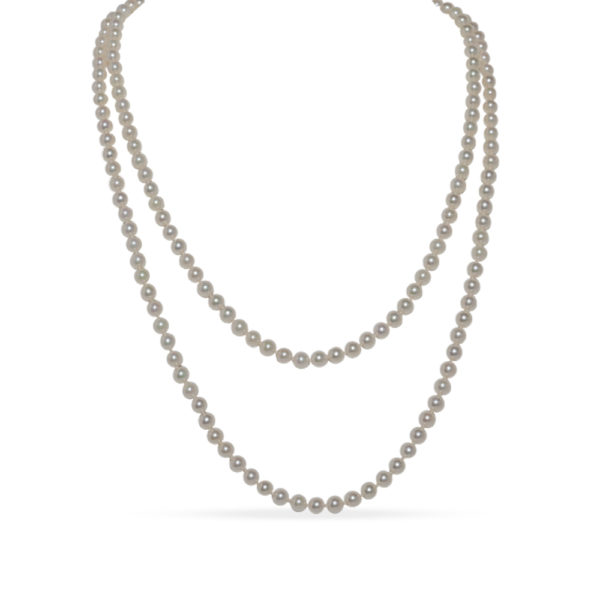 Yamron Collection white pearl necklace