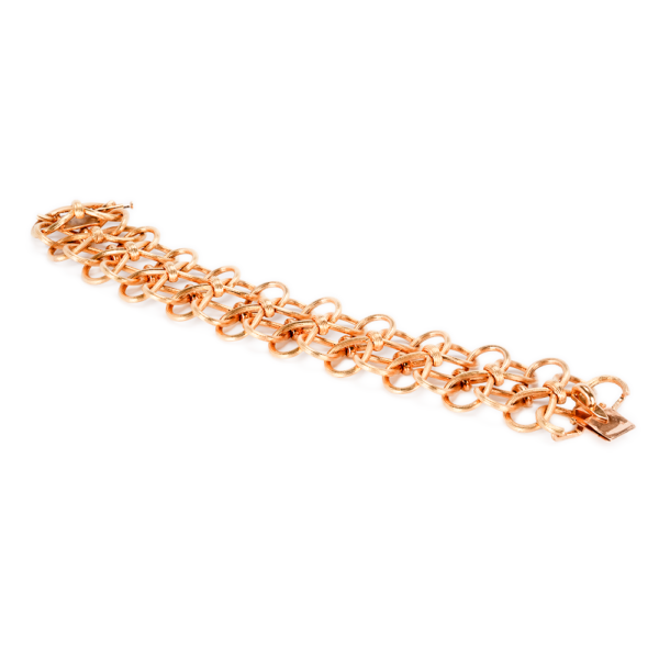 Tiffany & CO 18K Yellow Gold Braid Bracelet