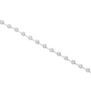 Yamron Collection 18k White Gold Diamond Bar Bracelet