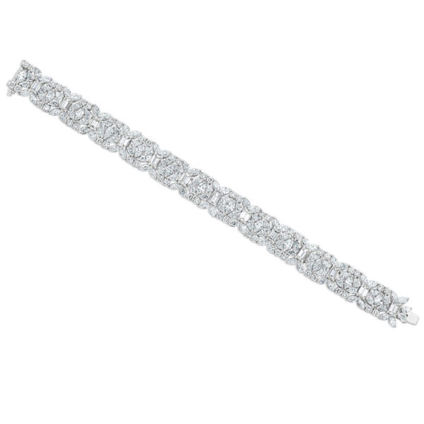 Yamron Collection Platinum Diamond Bracelet