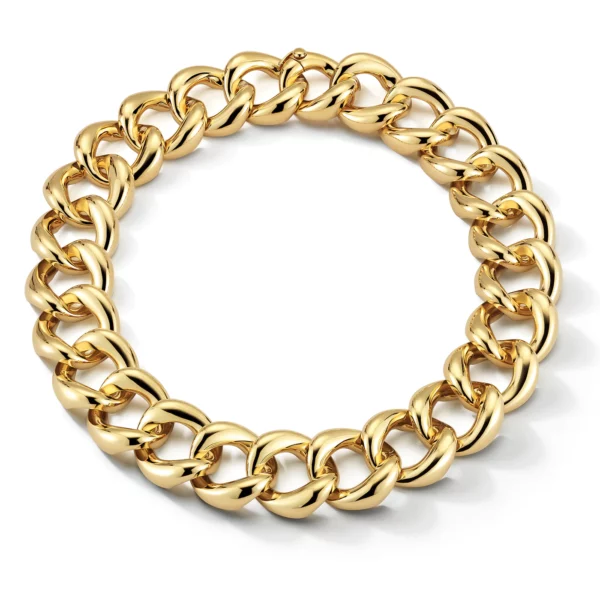 Seaman Schepps 18K Yellow Gold LInk Necklace